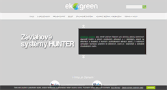 Desktop Screenshot of ekogreen.cz